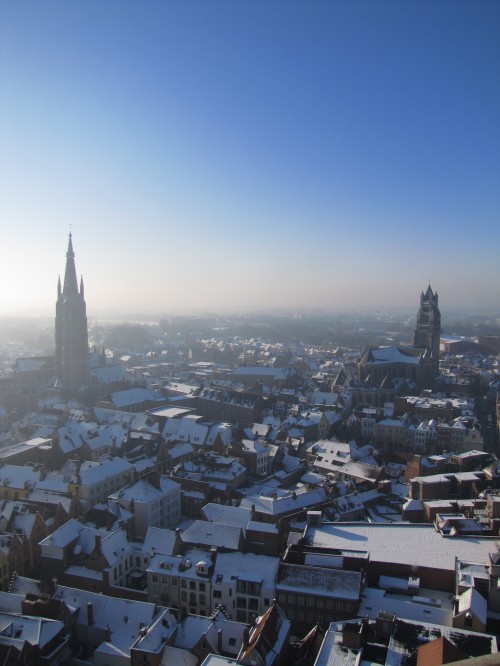 snowy bruges in winter 500x666