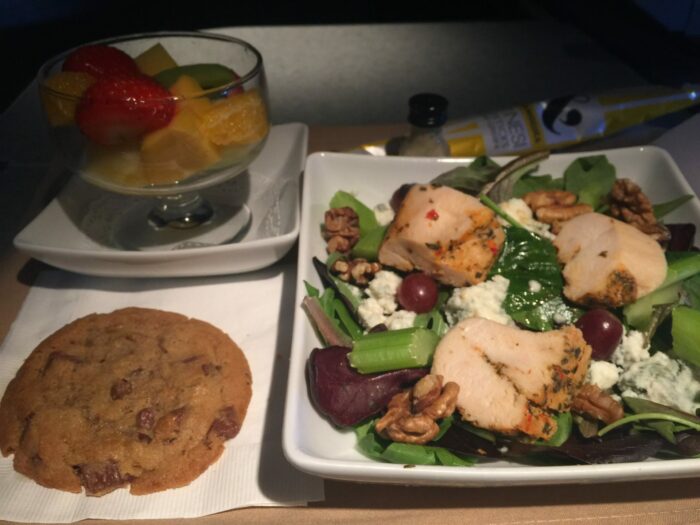 american airlines first class 2nd meal 700x525