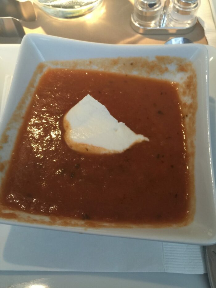 american airlines first class soup 700x933