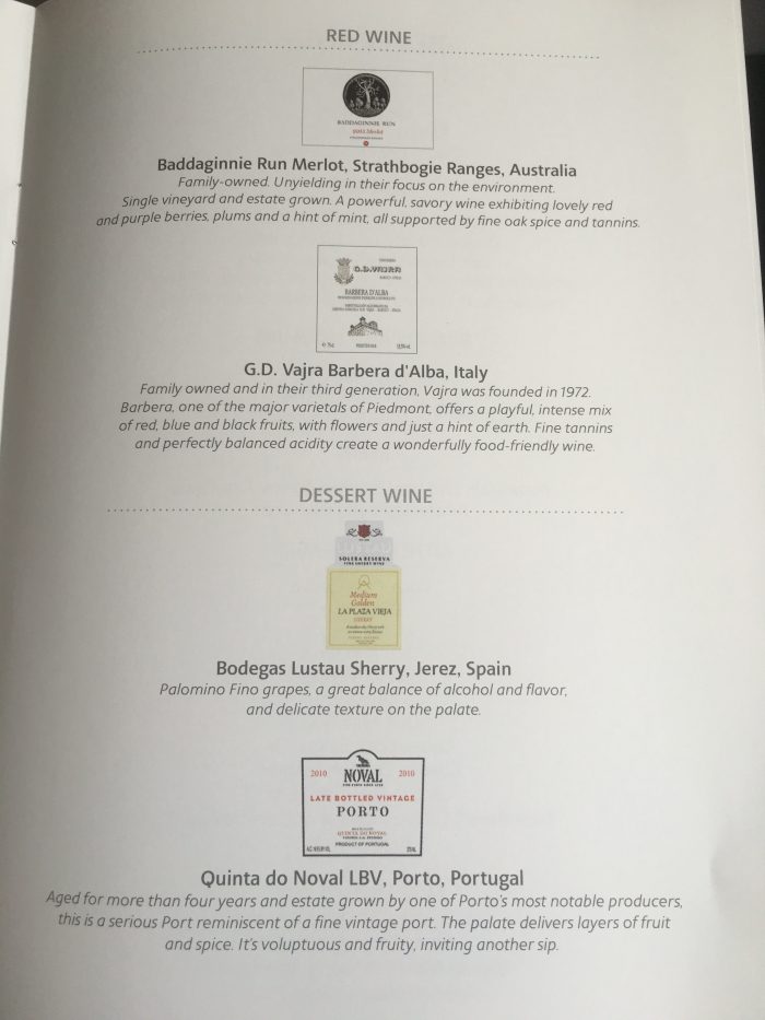american airlines business class boeing 767 dusseldorf dus to chicago ord red wine list 700x933