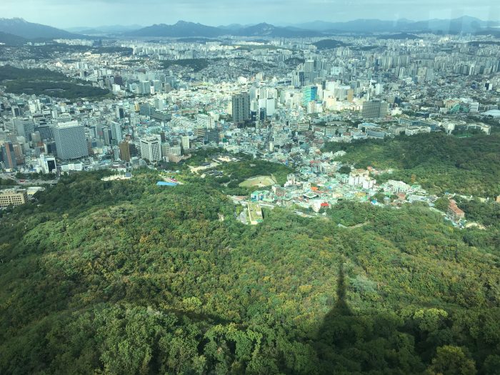 central seoul from seoul tower 700x525