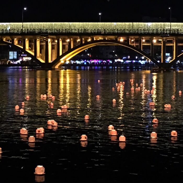 jinju lantern festival lanterns float river 700x700