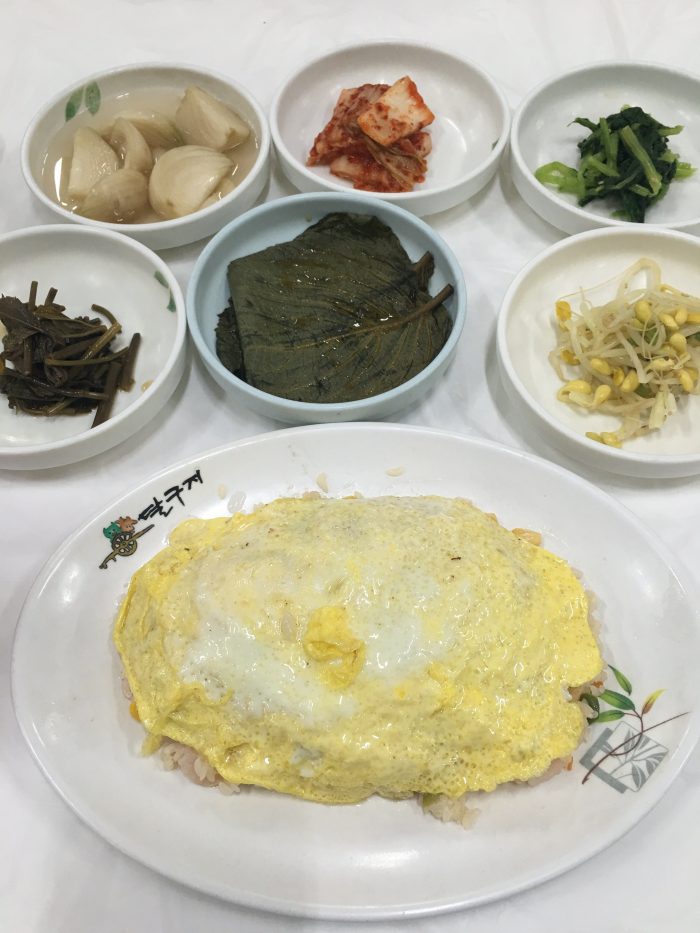 korean omelette seafood rice 700x933