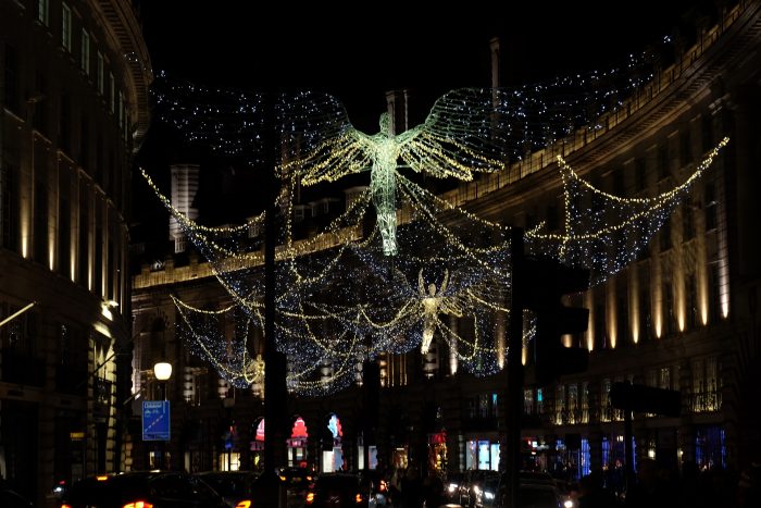 christmas lights in central london 700x467