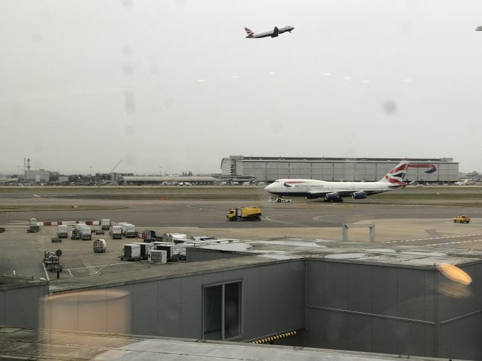 cathay pacific business class lounge london heathrow view 700x525