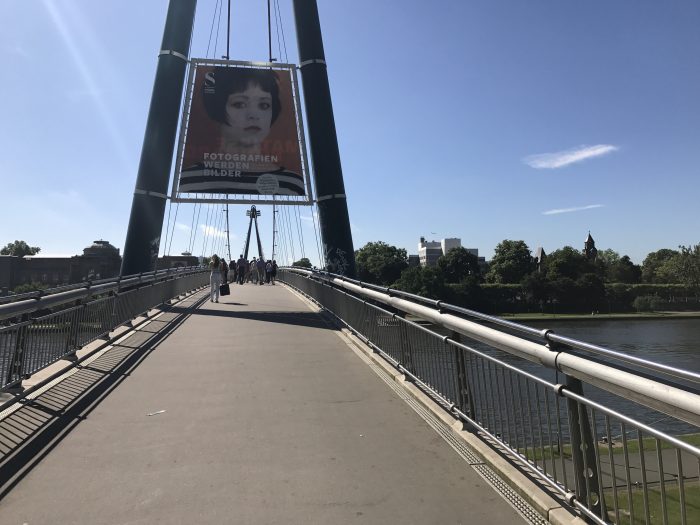 24 hour layover in frankfurt main river bridges 700x525