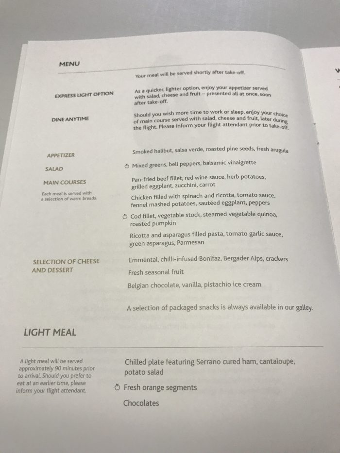 air canada business class food menu boeing 777 200lr frankfurt fra to calgary yyc 700x933