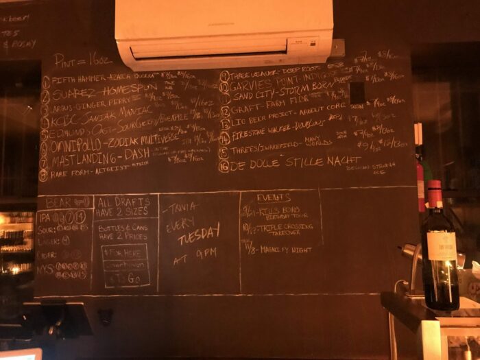 covenhoven craft beer prospect heights chalkboard tap list 700x525