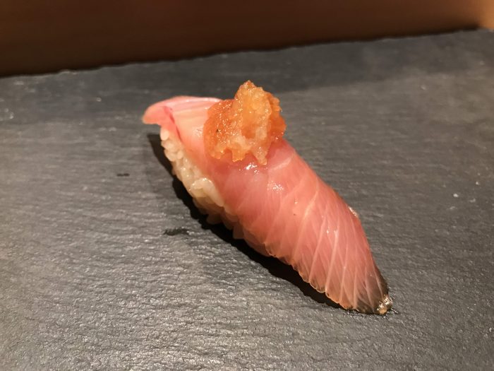 manten sushi marunouchi omakase amberjack 700x525