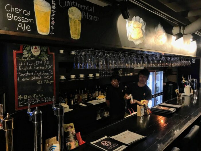 craft beer in morioka sakura bar 700x525