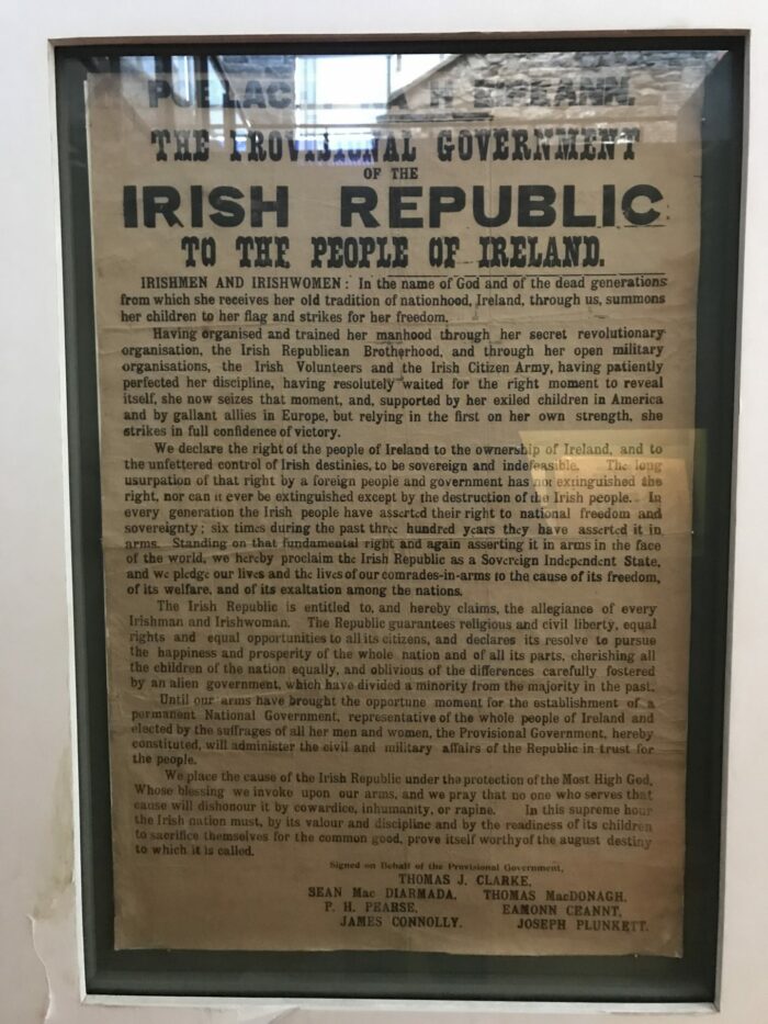 1916 republic proclamation ireland 700x933