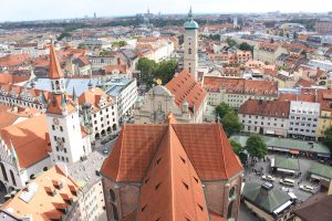 Exploring the Old City Center of Munich, Germany