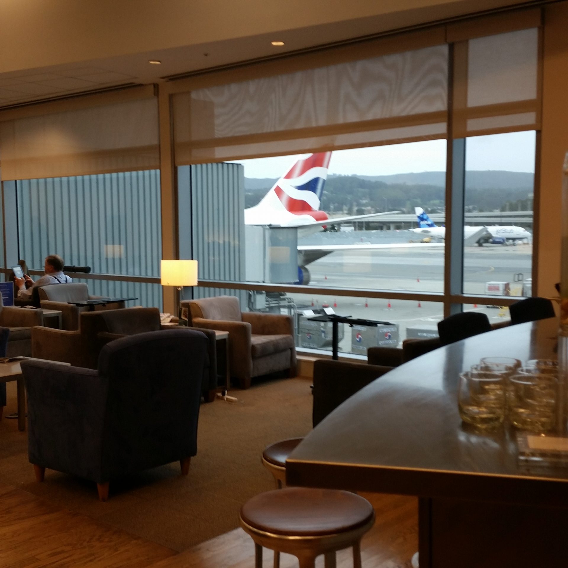 ba business class lounge plane sfo - British Airways First Class & Business Class Terraces Lounge San Francisco SFO Review