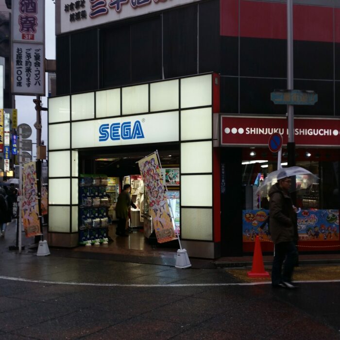club sega shinjuku 700x700 - Exploring the toilets, arcades, & Robot Restaurant in Shinjuku + ramen in Golden Gai - Tokyo, Japan