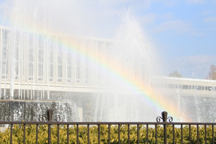 hiroshima peace memorial museum rainbow 700x467 - A day trip to Hiroshima from Kyoto, Japan