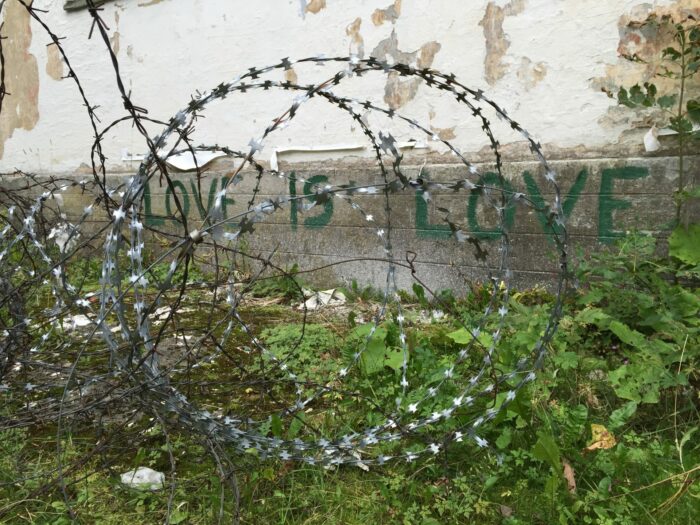 patarei prison barbed wire 700x525 - A visit to Patarei Prison in Tallinn, Estonia