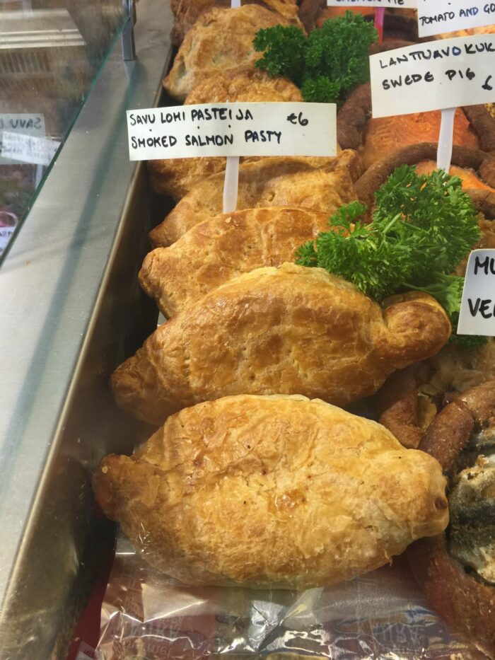 smoked salmon pasty 700x933 - The Best Food Markets in Helsinki, Finland
