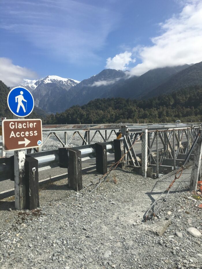 franz josef river bridge 700x933 - Hiking to Franz Josef Glacier, New Zealand