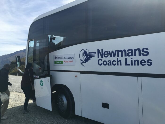 newmans coach lines 700x525 - Queenstown to Franz Josef, New Zealand by bus