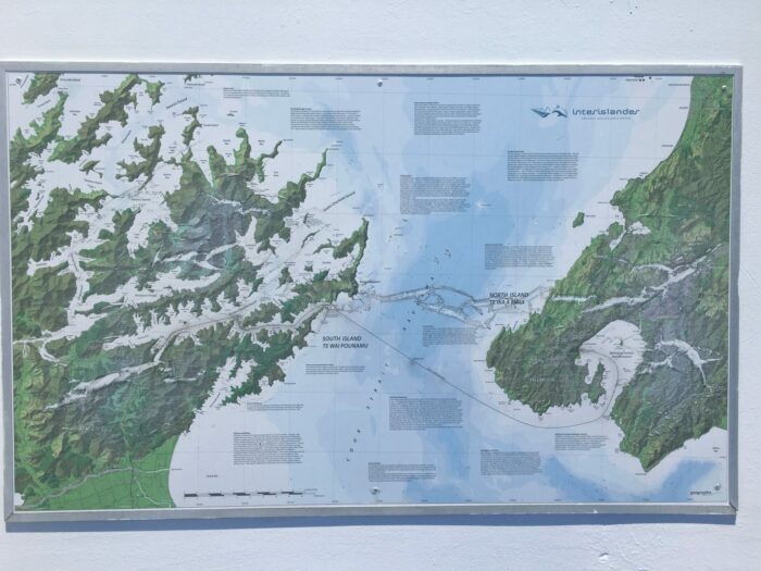picton to wellington ferry map 700x525 - Nelson to Wellington, New Zealand by Bus and Ferry via Picton