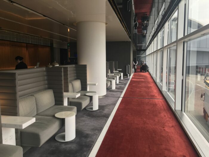 Cathay Pacific The Cabin Business Class Lounge Hong Kong review