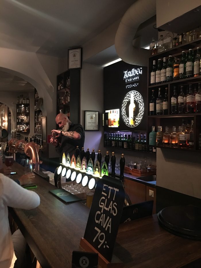 ardbeg embassy 700x933 - 13 Great Places For Craft Beer in Stockholm, Sweden