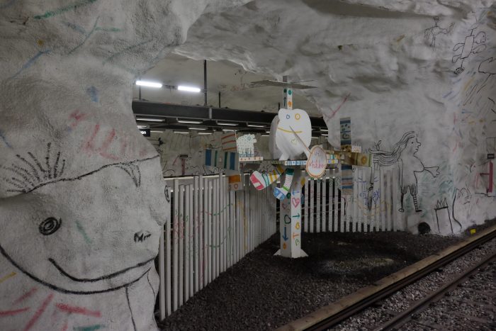 hallonbergen station 700x467 - Exploring the underground art of Stockholm’s Metro system