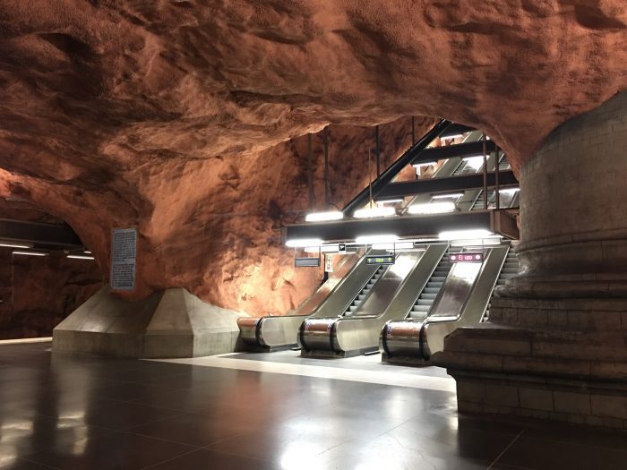 radhuset station 700x525 - Exploring the underground art of Stockholm’s Metro system