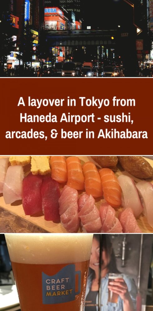 a layover in tokyo from haneda airport sushi arcades beer in akihabara 491x1000 - A layover in Tokyo from Haneda Airport - sushi, arcades, & beer in Akihabara