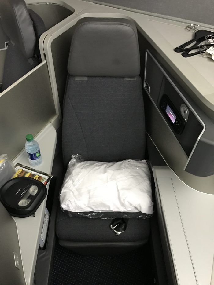 american airlines business class boeing 777 200 los angeles to london heathrow seat 700x933 - American Airlines Business Class Boeing 777-200 Los Angeles LAX to London Heathrow LHR review