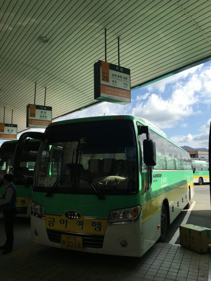 Busan to Sokcho, South Korea by Bus