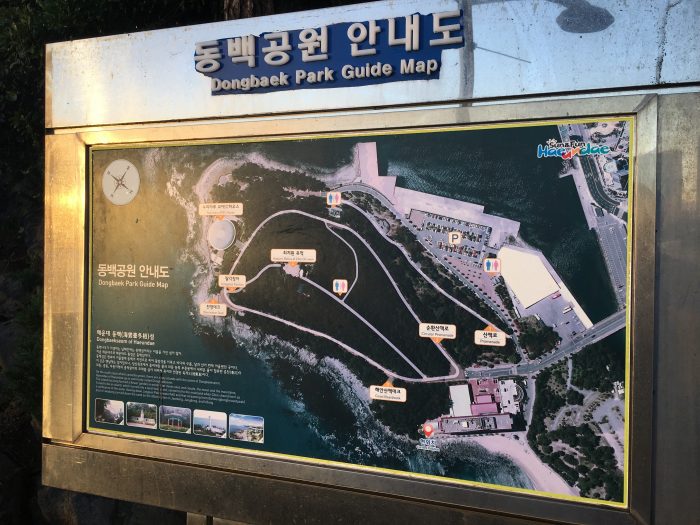 dongbaek park map 700x525 - A visit to Haeundae & Dongbaek Park in Busan, South Korea