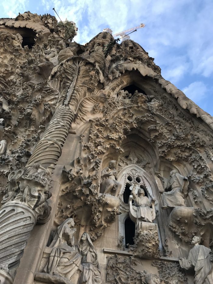 sagrada familia nativity facade 700x933 - A visit to the Sagrada Familia in Barcelona, Spain