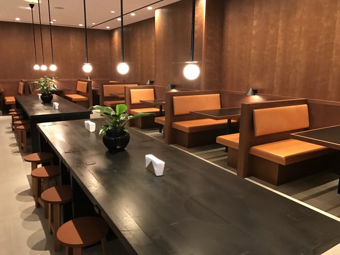 cathay pacific business class lounge london heathrow dining room tables 700x525 - Cathay Pacific Business Class Lounge London Heathrow LHR Terminal 3 review