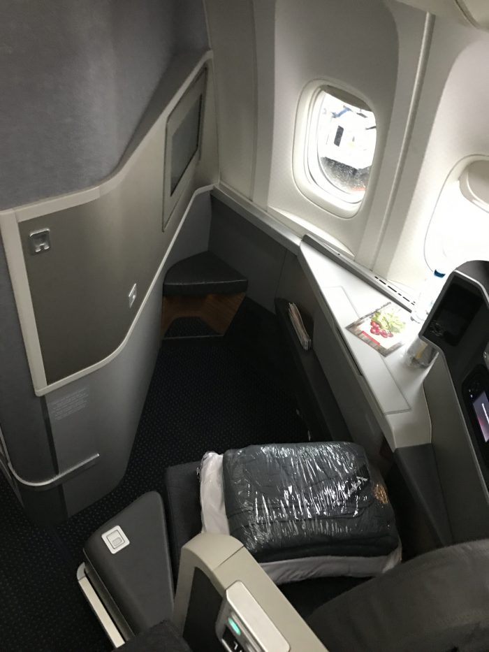 american airlines business class boeing 777 200 london heathrow lhr to los angeles lax zodiac seat 700x933 - American Airlines Business Class Boeing 777-200 London Heathrow LHR to Los Angeles LAX review