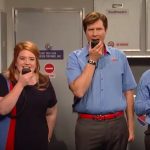 SNL – Southwest Airlines flight attendants rap sketch: Video