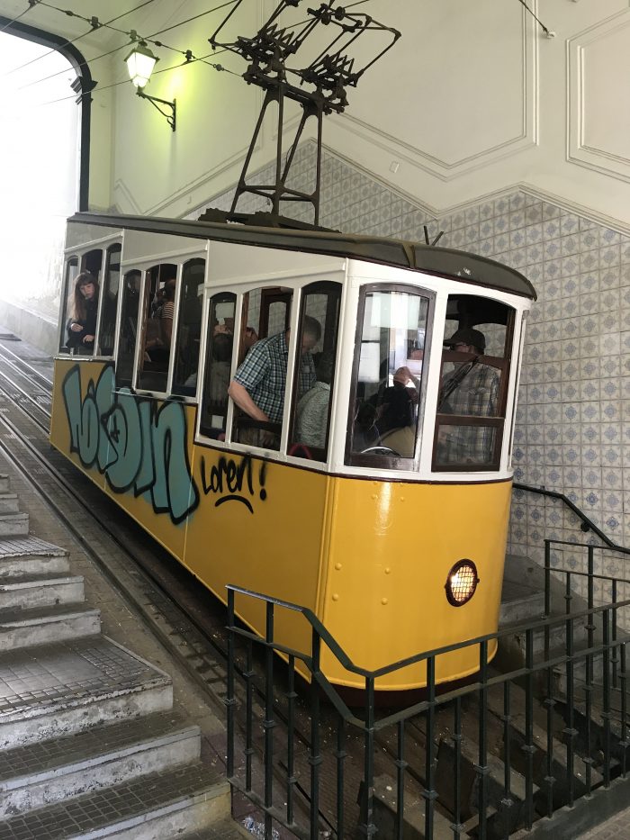 bica elevator lisbon 700x933 - Guide to Funiculars & Elevators in Lisbon
