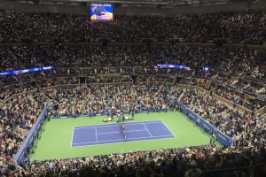 I won a travel contest & attended the U.S. Open Final
