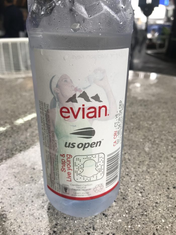 evian water us open contest 700x933 - I Won a Travel Contest & Attended the U.S. Open Final