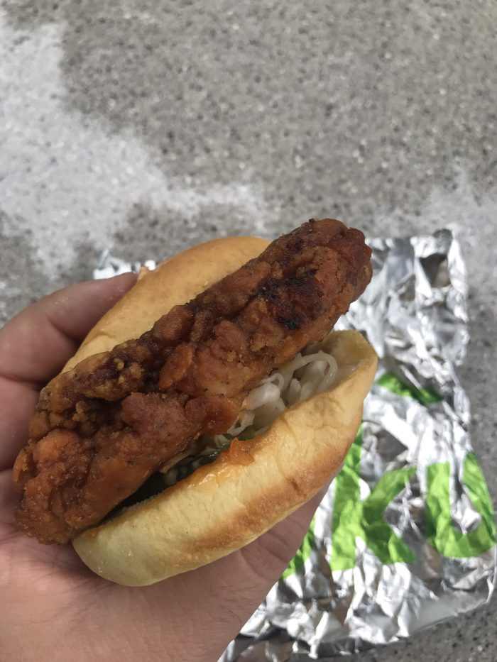 fuku knockout sandwich us open 700x933 - I Won a Travel Contest & Attended the U.S. Open Final