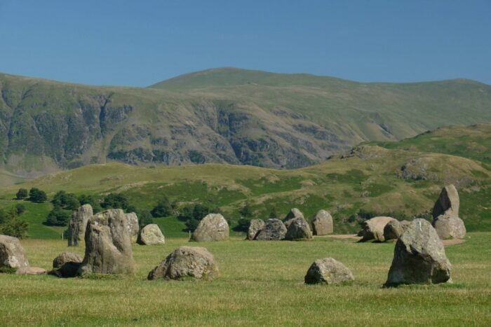 Castlerigg Stone Circle in the Lake District, England