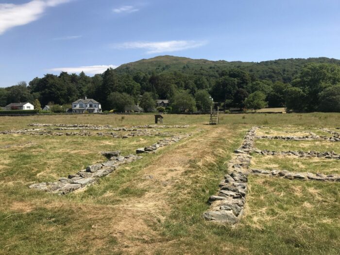 Ambleside Roman Fort in the Lake District, England