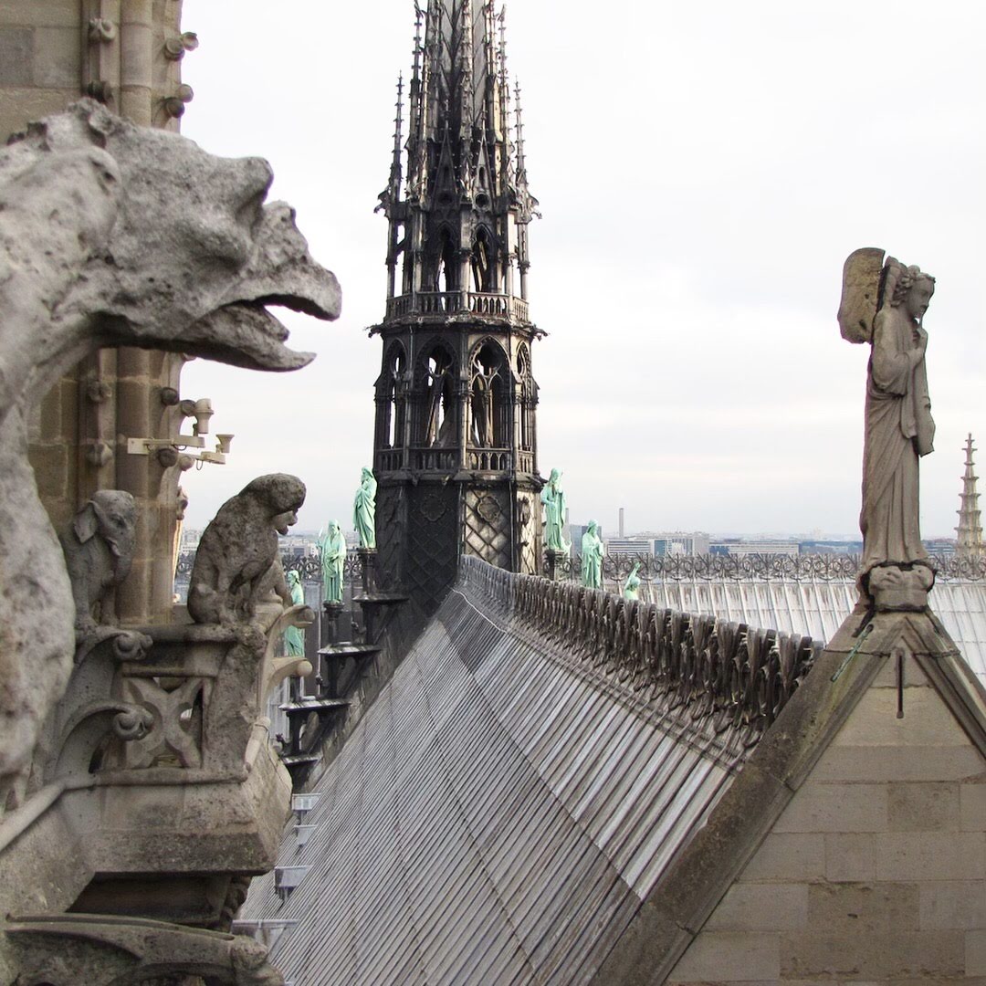 notre dame cathedral roof spire - On Notre-Dame Cathedral, Evolution, Growth, & Rebuilding