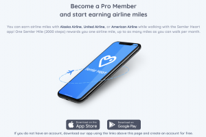 Earn airline miles with the Semler Heart app – is it a good idea?