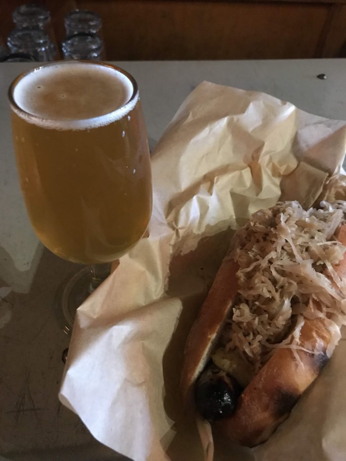 pliny the younger toronado rosamunde sausage 700x933 - A fond farewell to my favorite meal in San Francisco