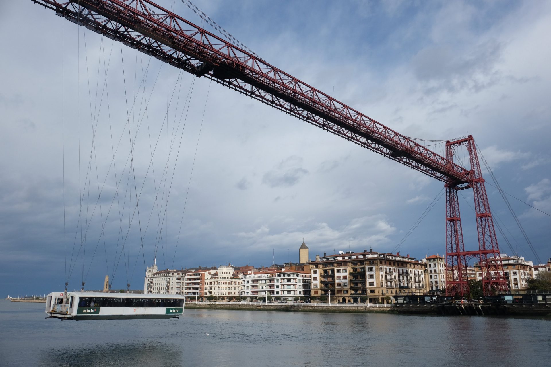 The Historic Vizcaya Bridge in Bilbao, Spain