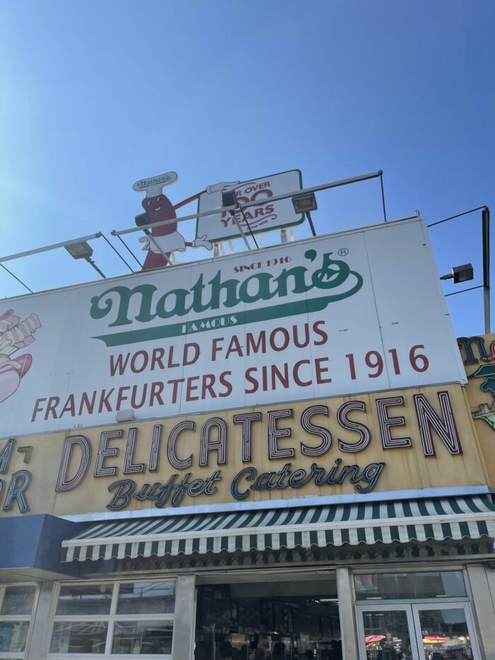 nathans hot dogs coney island 700x933 - The Best Craft Beer in Coney Island, Brooklyn, New York