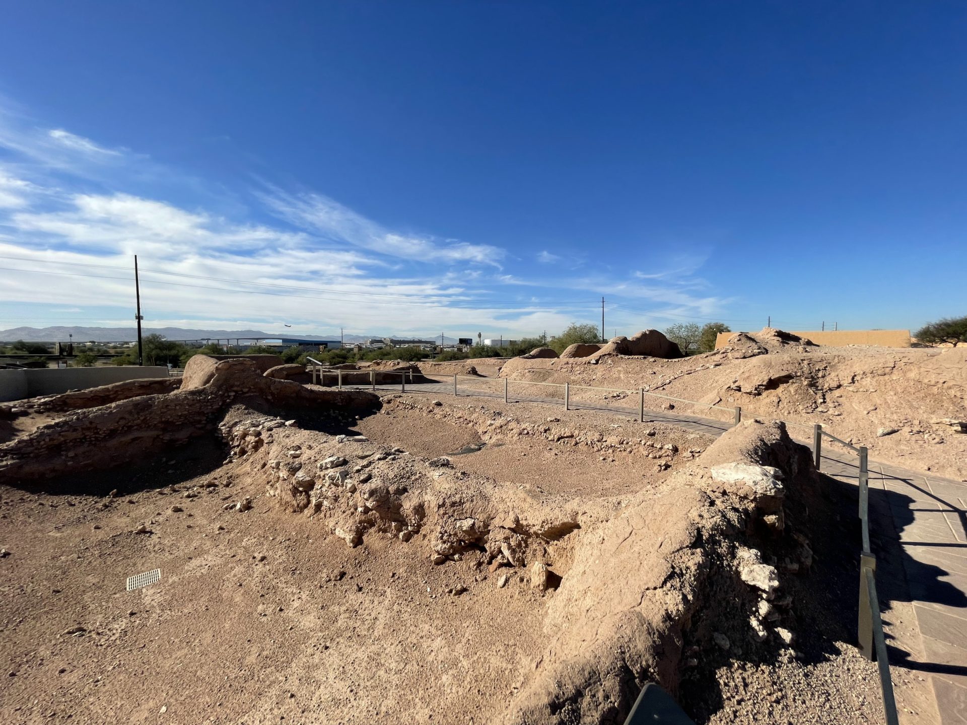 Pueblo Grande Museum observation of Hohokam platform mound photo 2