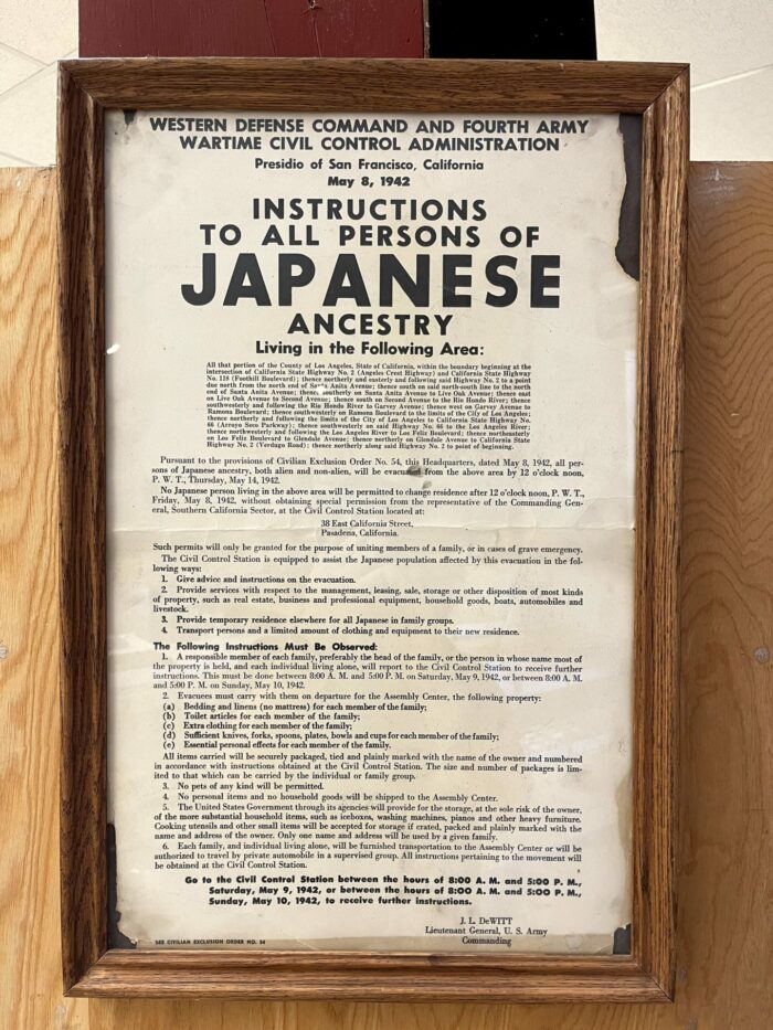 eastern california museum internment order manzanar 700x933 - Eastern California Museum