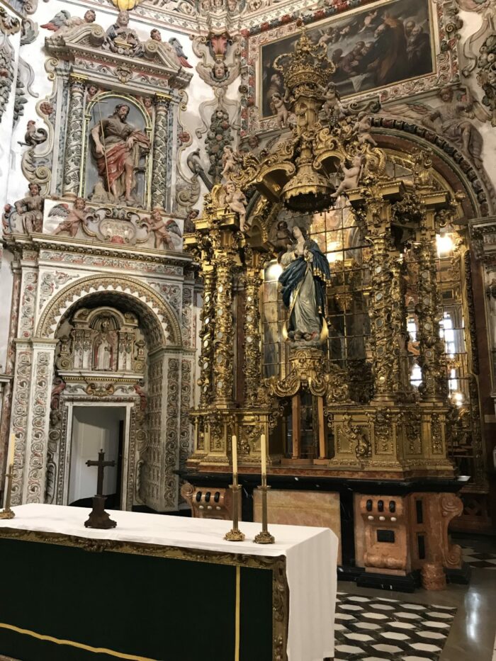 carthusian monastery granada tabernacle 700x933 - Carthusian Monastery in Granada, Spain